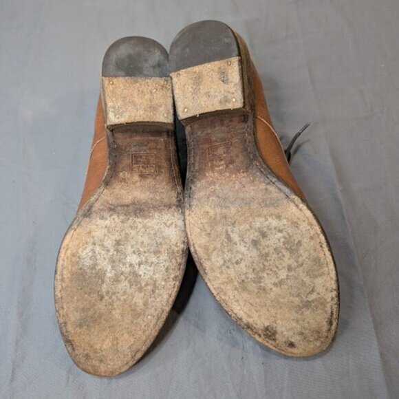 Frye Womens Carson Lace Up Oxford Shoes Brown Leather Size 8.5 - Picture 11 of 11